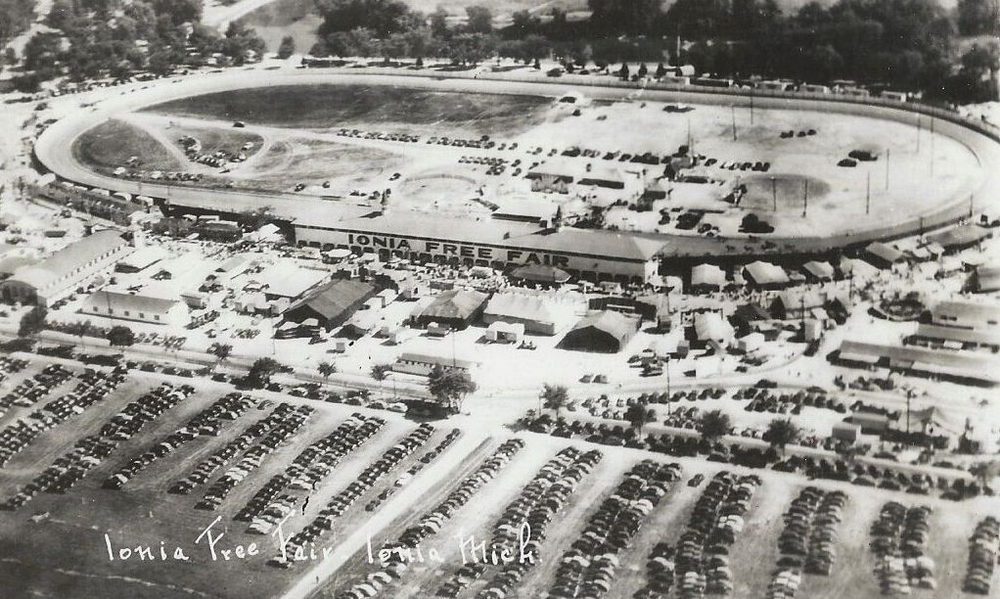 Ionia Fairgrounds - Vintage Postcard (newer photo)